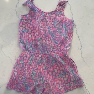 Girls Lilly Pulitzer romper size medium 6/7